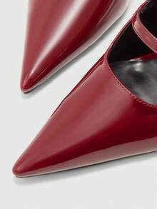 CUCCOO BIZCHIC 女士时尚性感高跟鞋 - 酒紅色 - 查看 6