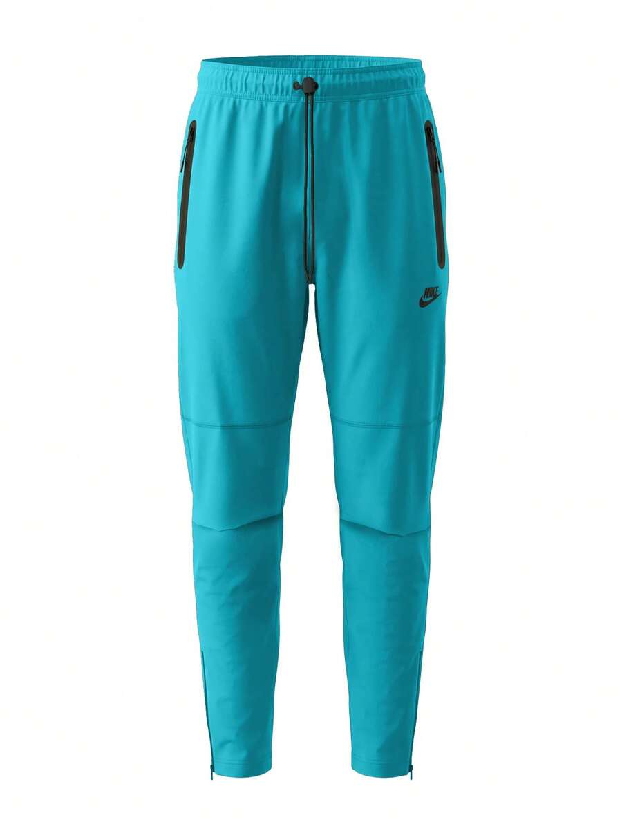Nike Tech Men's Pants Blue - Dusty Cactus/Black - View 1