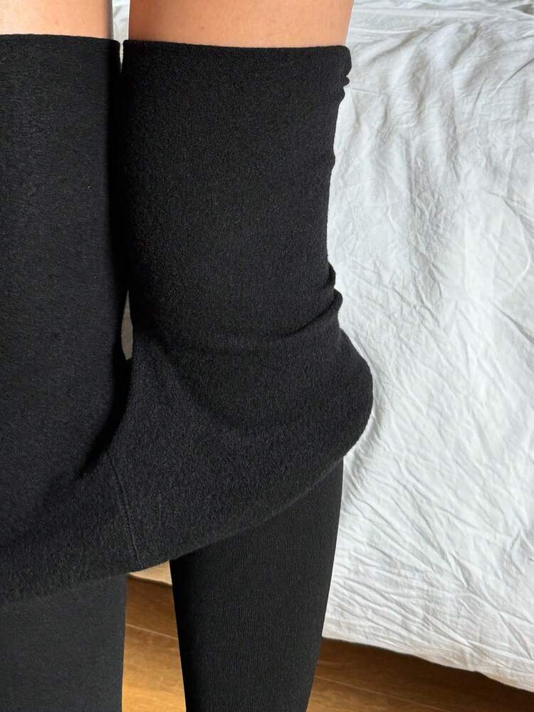 Women's Warm Thermal Lined Thick Leggings,Thermal Lined Fall,Winter