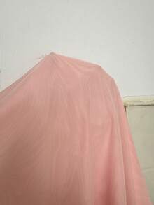 SHEIN 夏季双层网纱荷叶边吊带睡裙 - 粉色 - 查看 7