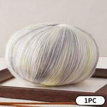 渐变色磨毛棉纱，适用于手工编织围巾、帽子和毯子。亲肤柔软，单股，粗4.0毫米，长458米，重200克。 - 彩色 - 查看 29