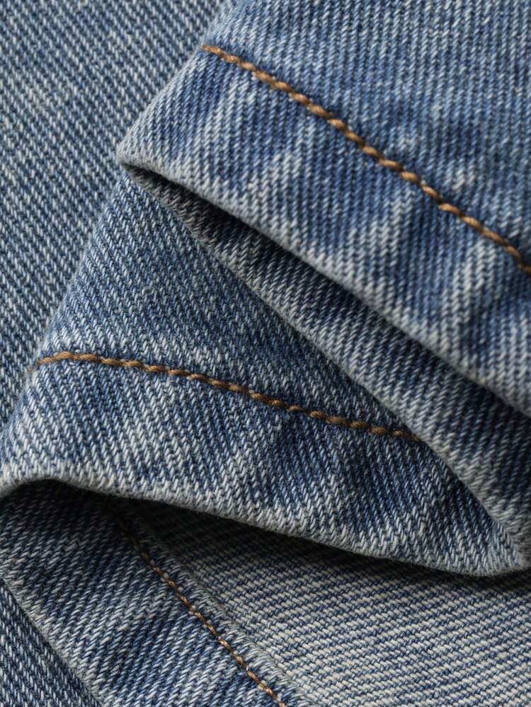 Women's Loose Casual Vacation Style Straight Leg Jeans, Spring/Summer