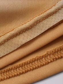 Livesso 黄色吊带印花中长连衣裙，适合海滩派对、度假、夏季穿着。 - 淡黃色 - 查看 3