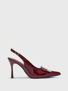 CUCCOO BIZCHIC Women Pumps Valentine's Day - Burgundy - View 2