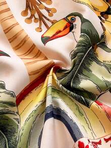 Soleia 女士度假休闲热带印花吊带连衣裙 - 彩色 - 查看 6