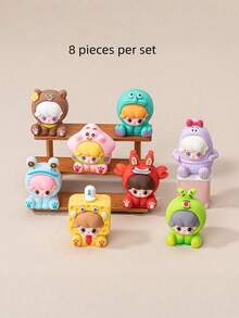 POKOJA LAND 1/4/8 Hộp nhựa mini DIY nhiều màu sắc thiết kế ngẫu nhiên Bộ đồ thủ công sáng tạo cho người lớn Bộ sưu tập quà tặng tiệc Trang trí bất ngờ Mở hộp Dự án nghệ thuật Hoạt động vui nhộn Giải tỏa căng thẳng - Nhiều màu - Xem 12