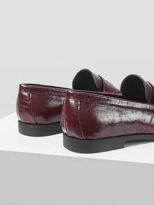 Mnmlis 女士休闲百搭通勤简约平底乐福鞋，圣诞节必备