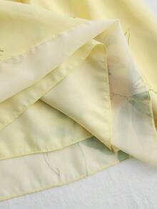 Franclia Floral Print Sleeveless Casual Vacation Dress - Multicolor - View 7