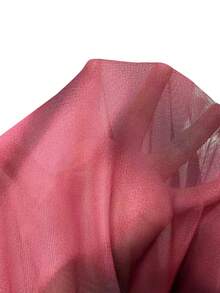 Maweii 大码女士性感半透明超长数码开衩褶裥斜肩长袖连衣裙，春/秋/冬 - 彩色 - 查看 7