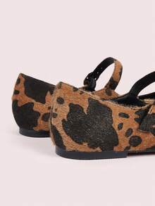 CUCCOO DOLLMOD Sepatu Flat Wanita Ujung Bulat Nyaman dengan Pita Merah Muda Modis dan Elegan, Sepatu Musim Semi, Liburan Musim Semi, Paskah, Hari Valentine - Hitam coklat - View 9
