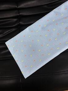 Franclia Pantalones casuales azules de mujer de verano, de cintura alta, con pliegues, a cuadros, con recortes y sueltos, de estilo francés y versátiles - Azul - Ver 6