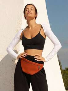 Tseoso White Solid Crop Bolero Shrug Top (Without Cami) - White - View 11