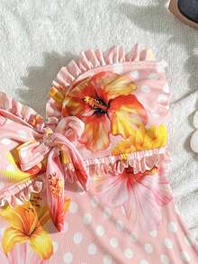 Swim Mod Bộ đồ bơi mùa hè dành cho nữ, thiết kế chấm bi thời trang, ngọt ngào và dễ thương, đồ bơi liền thân thích hợp cho bãi biển và khu nghỉ dưỡng. - Nhiều màu - Xem 4