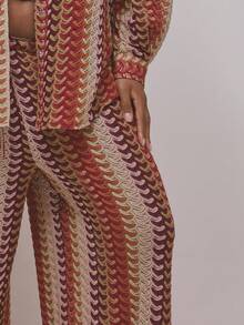 MUSERA Plus Size Cover Ups - Burgundy - View 5