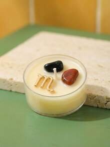 Joivida 1个十二生肖蜡烛油创意卧室客厅氛围玻璃纪念品，理想的情人节礼物，适用于生日派对、客厅、卧室 - 彩色 - 查看 2