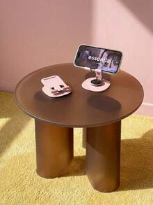 Joivida 1pc Rotatable Metal Phone Stand, Phone Holder, Foldable Live Streaming Stand Tool, Ideal Valentine's Day Gift - Multicolor - View 3