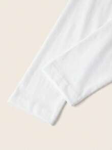 Tseoso White Solid Crop Bolero Shrug Top (Without Cami) - White - View 5