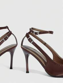 CUCCOO SZL Women Pumps Valentine's Day - Brown - View 9