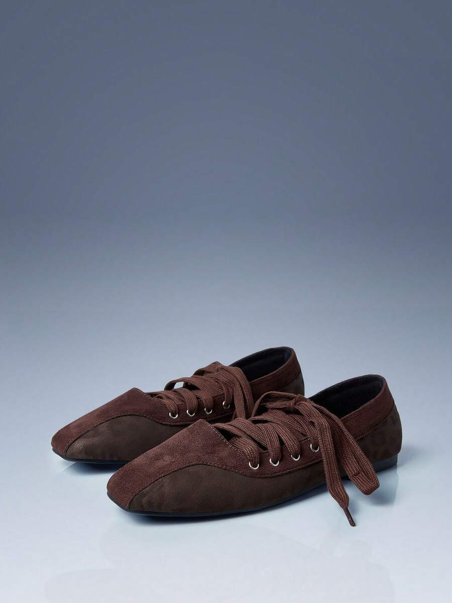 CUCCOO GRLICON Women's Y2K Style Flat Shoes, Suitable For Punk, Biker, Cool Girl, Halloween, Christmas, Party Outfits Valentine's Day - dark brown - View 1