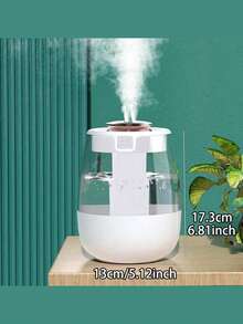 Large Capacity Ultra-Quiet Mist Humidifier With USB - Perfect For Bedroom & Office Desk, High Capacity, Ideal Humidifier For Home And Bedroom - Multicolor - View 7
