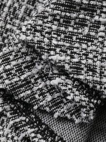 DAZY Women's Halter Tie-Up Backless Single-Breasted Fashionable Versatile Date Party Top - Black and White - View 3