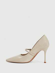 CUCCOO SZL Women Shoes Women's Pointed Stiletto Apricot Women's High Heel Shoes Fashion Sexy Party Banquet Nightclub Fashion Simple High Heel Women's Shoes Valentine's Day - Beige - View 9