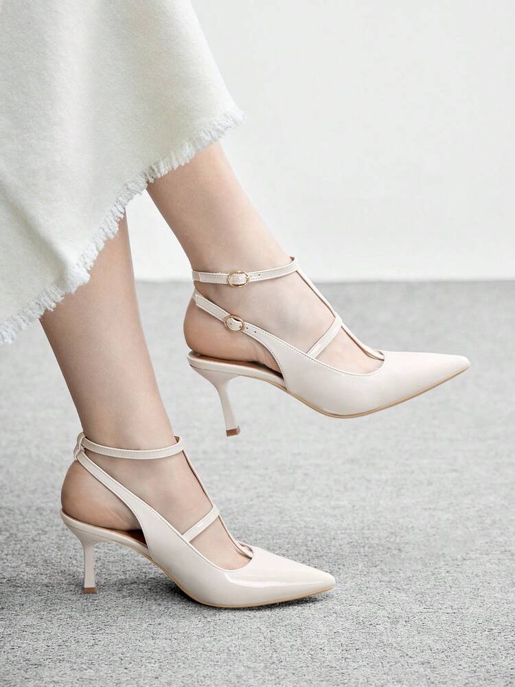 CUCCOO BIZCHIC Women's Pointed Toe High Heel Pumps, Sexy Stiletto Heels, Outdoor/Commute/Party/Wedding/Office Shoes, Burgundy For Christmas Spring Shoes