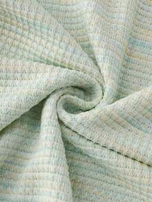 Resyla 女士休闲华夫格短袖T恤，适合夏季日常通勤 - 彩色 - 查看 5