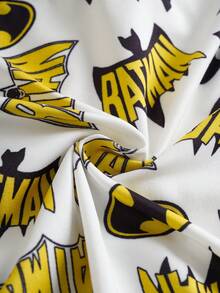 BATMAN X SHEIN 3条装 男士舒适透气全印花平角内裤 - 彩色 - 查看 3