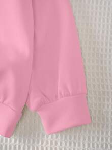 SHEIN | PAW Patrol 女童休闲字母和狗狗图案圆领卫衣，秋季 - 白色 - 查看 5