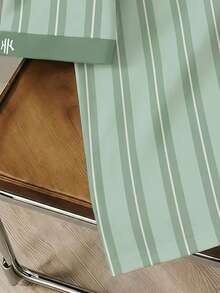 Manfinity Joysei Men's Round Neck Striped Letter Print Casual Versatile Commuting Short Sleeve T-Shirt - Multicolor - View 3