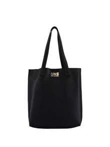 Cavalli Class Women's Adjustable Strap Multi-Pocket Sturdy Commuting Daily Weekend Black CCHB02302-100 - Black - View 1