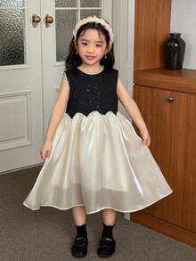 DAZY Girls Sleeveless Mesh Princess Dress, Fashionable Young Girl Summer Clothes - Multicolor - View 4