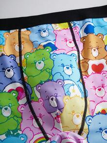 SHEIN X Care Bears 1pc Men's Cartoon Bear Pattern Colorblock Trim Briefs - Multicolor - View 3