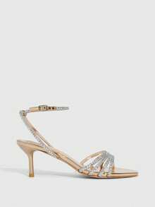 CUCCOO SZL Women's High Heeled Sandals, Suitable For Daily Wear Spring Shoes - Rose Gold - View 2