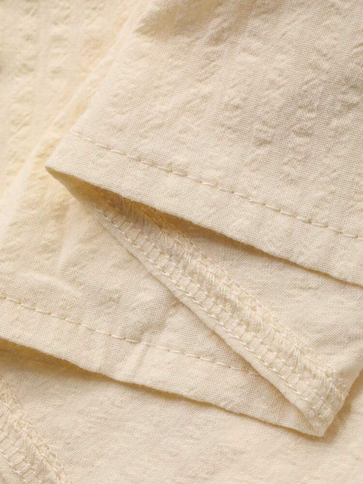 Tween Girl Round Neck Short Sleeve Dress Summer