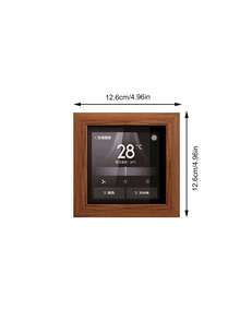 Cirelle 1 cái/3 cái Miếng dán công tắc bằng gỗ nguyên khối, Miếng dán tường tối giản, Nắp che ổ cắm để che khuyết điểm và bảo vệ, Trang trí theo phong cách truyền thống Trung Quốc, Viền trang trí khung hẹp - Nhiều màu - Xem 8
