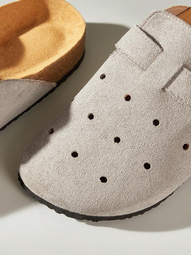 Solecia Women's Casual Versatile Commuter Buckle Flat Shoes - Grey - View 5