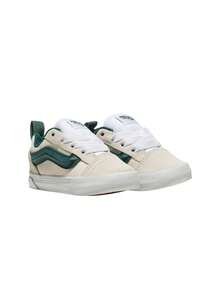 Vans Knu Skool Youth Trainers Retro Sport Green / Marshmallow VN000D0KV0N1 - 棉花糖 白色/綠色 - 查看 2