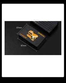 POKOJA LAND - BESTSELLERS 1副高级黑色扑克牌 - 豪华扑克牌 - 金色箔片装饰 - 专业品质 - 赌场风格 - 送给扑克玩家的礼物 - 黑色 - 查看 8