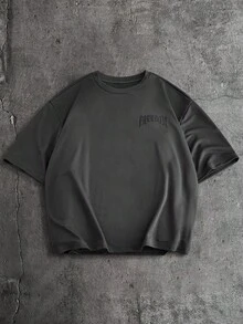 Men's AXEPEAK Casual Fashion Street T-Shirt And Drawstring Waist Shorts Set - Multicolor - View 9