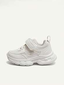 Cozy Pixies A Pair Of Spring And Summer Fashion Versatile Fun Cute White Dad Shoes Soft Sole Flat Bottom Baby Sneakers College Style Outdoor Play Travel Party - White - View 7