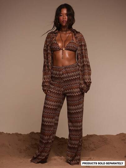 Musera Resort Mönster Dragsko Vida Ben Strandbyxor Endast Bad Semester Sommar Resor Strandkläder Terra Sol