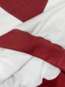 EMERY ROSE 情人节热门心形图案领结 3D 花朵休闲常规女式卫衣 - 紅色 - 查看 5