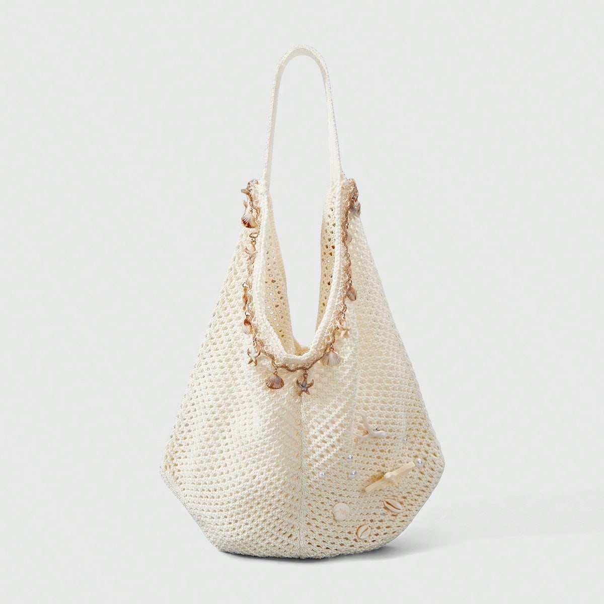 Set Bolso de playa tejido en beige y accesorios, bolso de playa de estilo de resort de moda personalizado para mujer (incluye 1 bolso y 1 set de acces