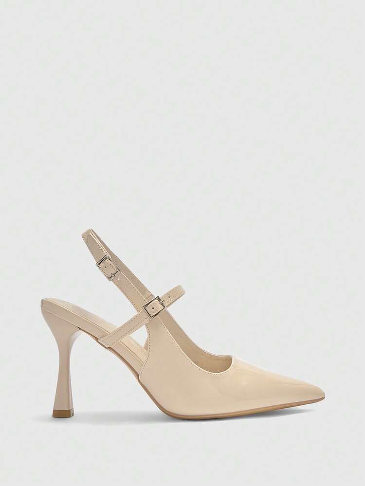 CUCCOO BIZCHIC Casual Pointed High Heels Versatile New Buckle High Heels Shoes Valentine's Day