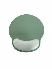 1Pc Fashionable Ergonomic Mouse Pad With Memory Foam Wrist Rest - Pain Relief Support Mouse Pad, Wrist Support For Computer, Non-Slip Silicone Gel Mouse Pad, Suitable For All Mouse Types Pad Set | Dedicated Wrist Rest For Mouse Pads And Keyboard Sets - Green - View 9