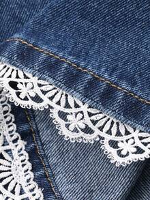 DAZY Tween Girls Denim Shorts - Blue - View 5