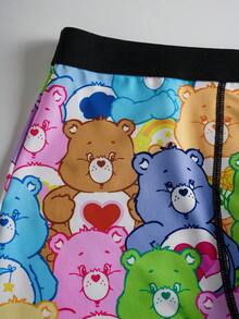 SHEIN X Care Bears 1pc Men's Cartoon Bear Pattern Colorblock Trim Briefs - Multicolor - View 6