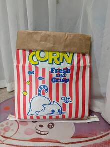 Popcorn Cat Toy - Fun Cartoon Bag For Interactive Play With Cats & Dogs, No Battery Needed - Multicolor - View 7